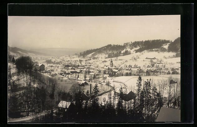 Ansichtskarten: Foto-AK Bühler, Ortsansicht mit Landstr – Gebraucht aus Berlin von bartko-reher