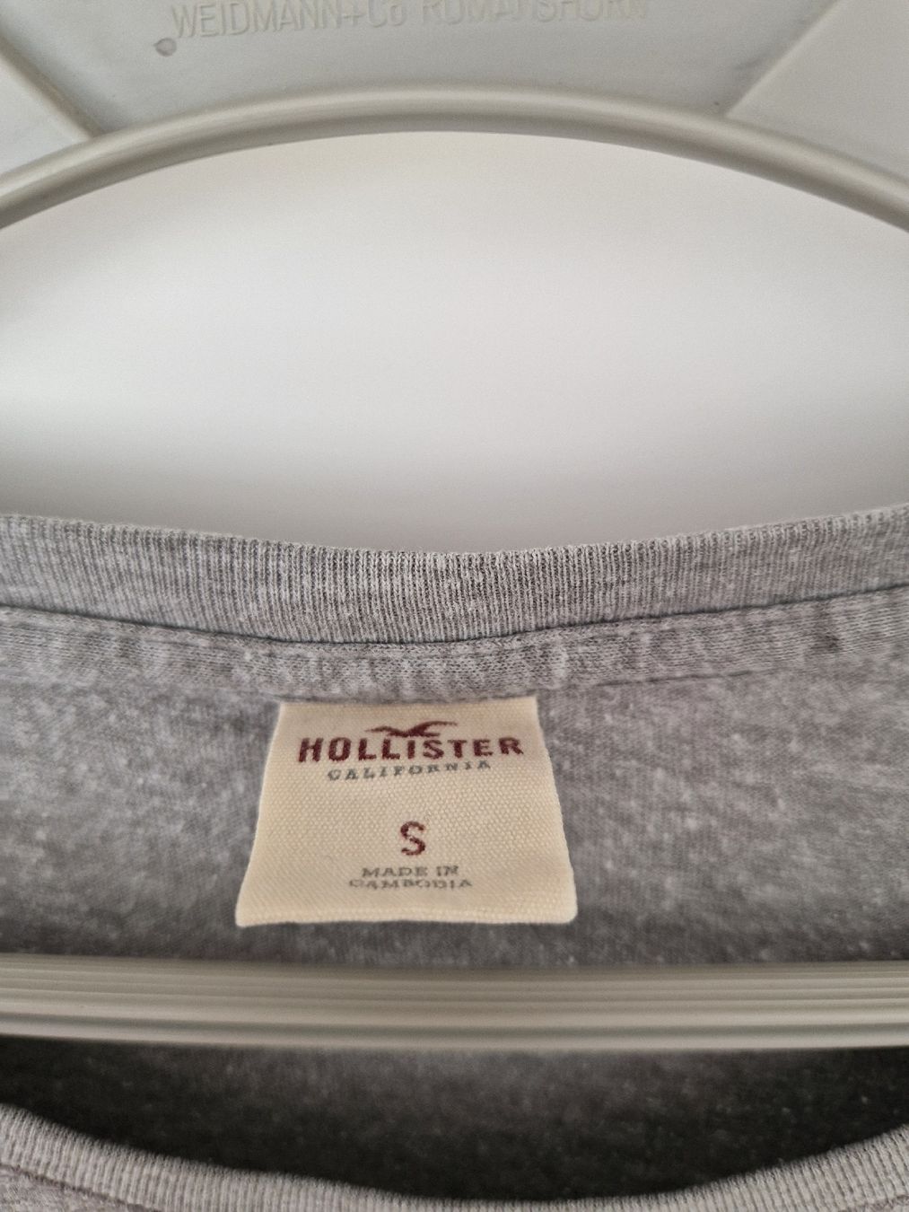 Hollister Top: hellgraues Langarmshirt, Hollister, Gr. S – Usato da Winterthur venduto da jamz77d 2