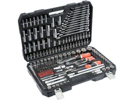 Steckschlüsselsatz XXL 1/2" + 3/8" + 1/4" 216-Tlg.