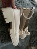 Schicke Loafer Schuhe mit Perlen, neu, Grösse 39