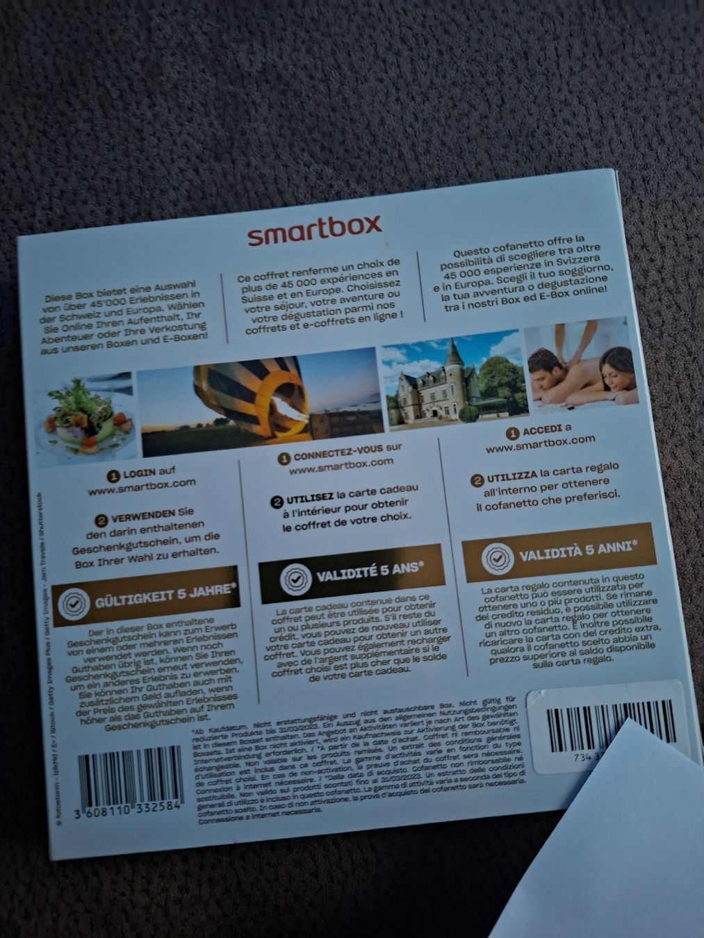 Smartbox Buoni: smartbox bon cadeau de 70.- CHF – Nuovo (secondo la descrizione) da Boncourt venduto da Adeline_2727 1