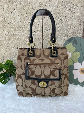 Coach Tasche Shopper Braun Top Zustand Herbst-Sale!