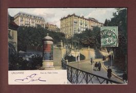 LAUSANNE - Rue du Petit Chêne - 1903
