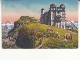 Rigi Kulm 1921, mit ST Hotel Kreuz Vitznau