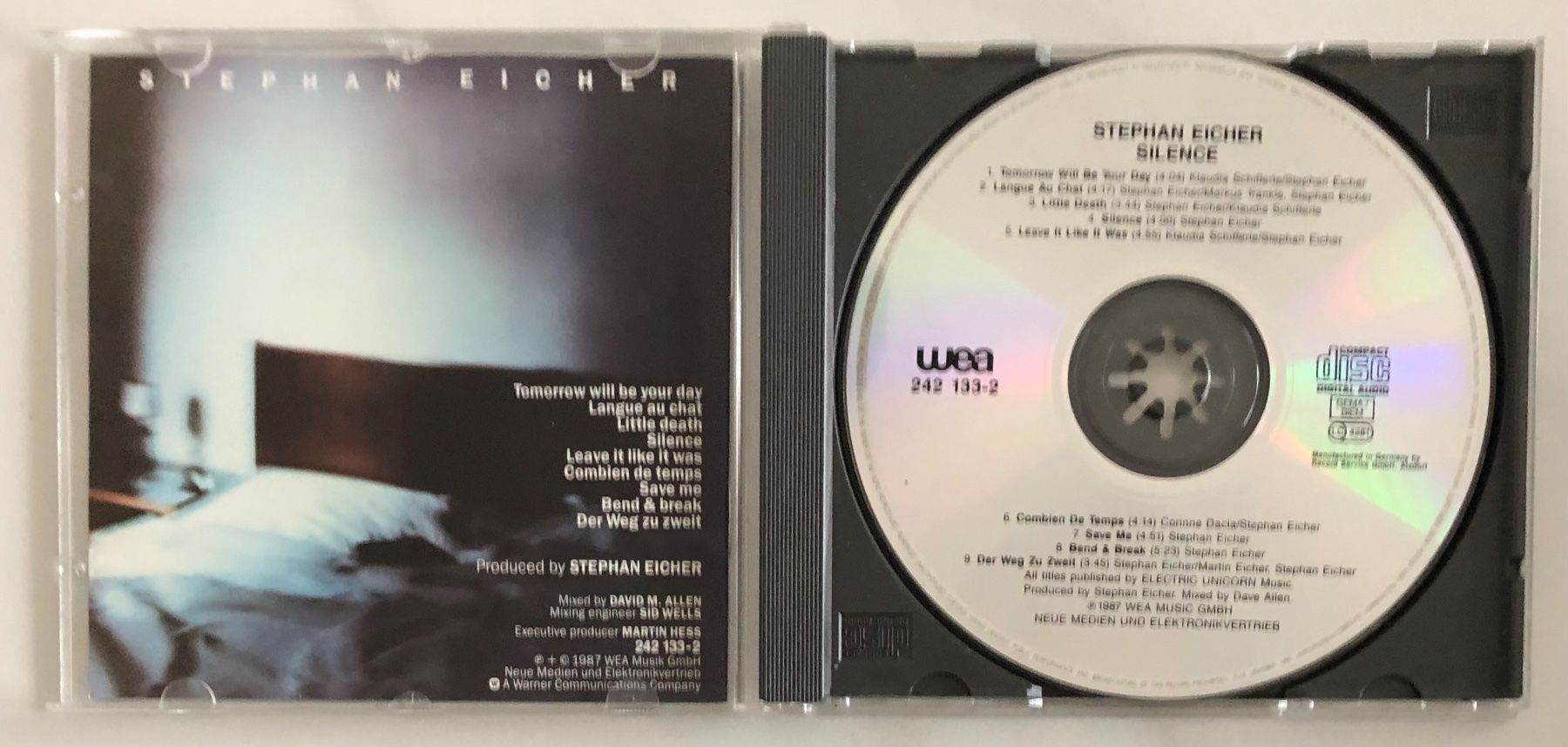 Schallplatten: STEPHAN EICHER - SILENCE – Gebraucht aus Poliez-Pittet von Newtown-Records 2