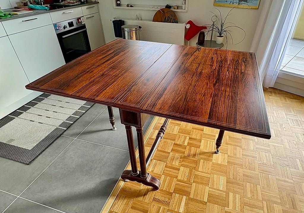 Tavoli: Table à abattant "Epoque 19ème" – Usato da Clarmont venduto da Picaros 2