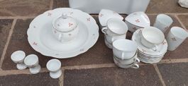 Geschirr Bavaria Porzellan 1930er Lot