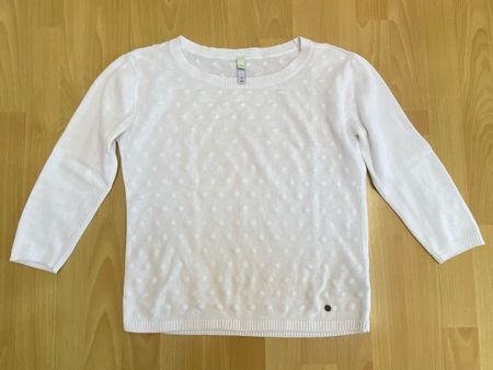 Adidas Neo Pullover, Gr. XS, Baumwolle weiss, 3/4 Ärmel