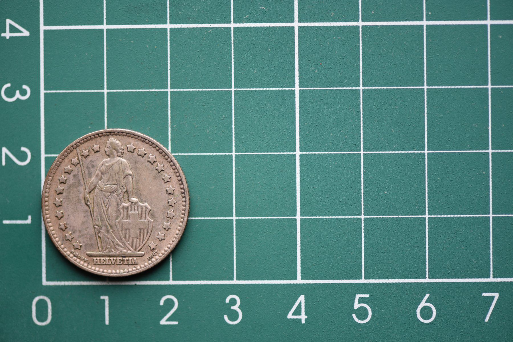Tutti le monete: 835er silber 1 franken  1955 – Usato da Laupen BE venduto da Gufi57 1