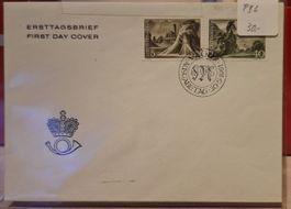 Liechtenstein Landschaftsbilder 1961 FDC