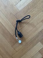 Lampenfassung mit Kabel schwarz neu