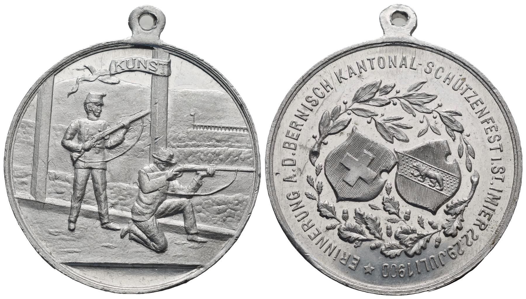 Medaglie: 1900 BE St. Immer Kant. Sch, Ri:246 /83 – Usato da Trimbach venduto da Solothurn1