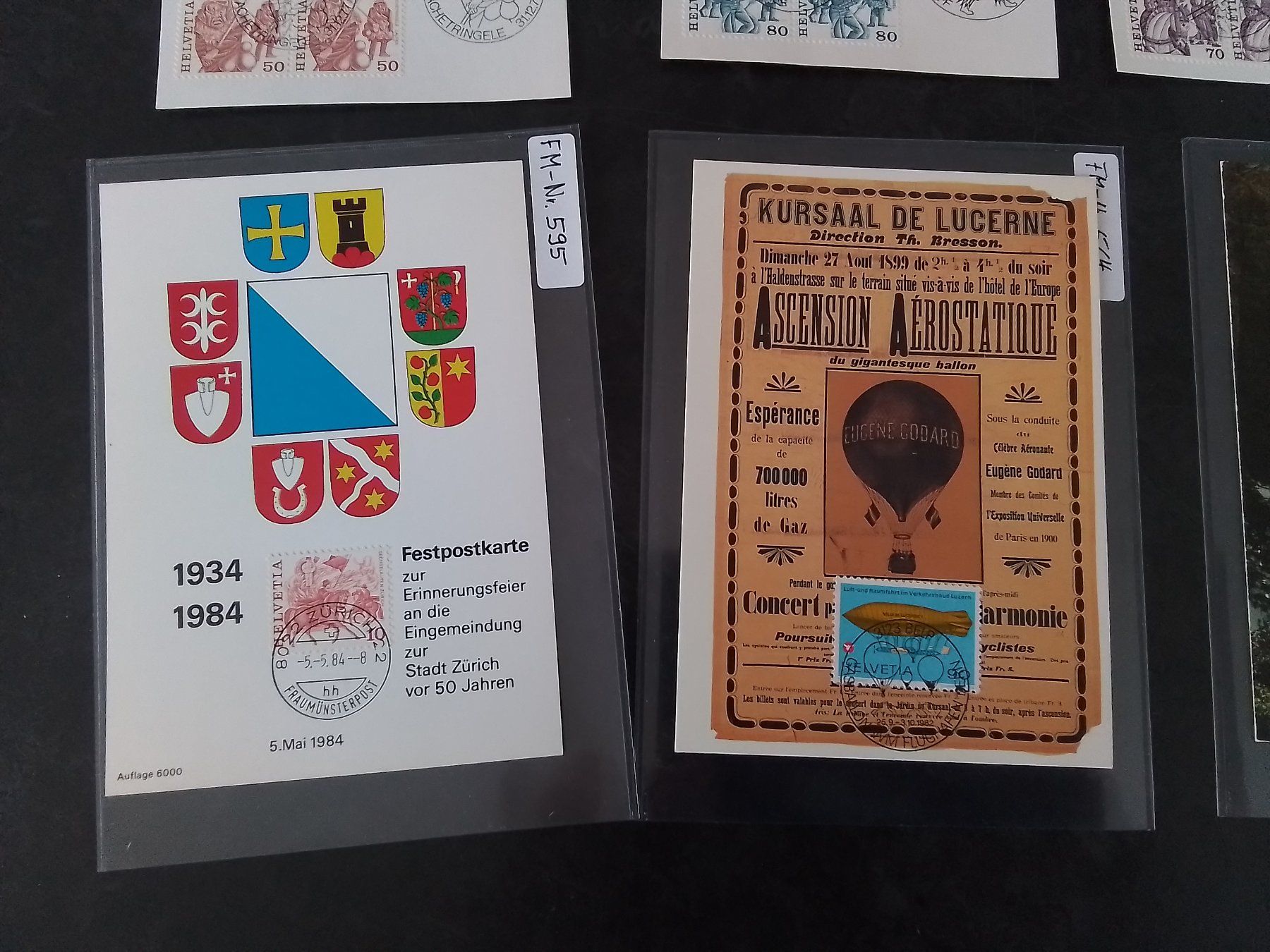Alle Briefmarken: Maximumkarten Lot 2 – Gebraucht aus Reichenburg von ibiza18 4