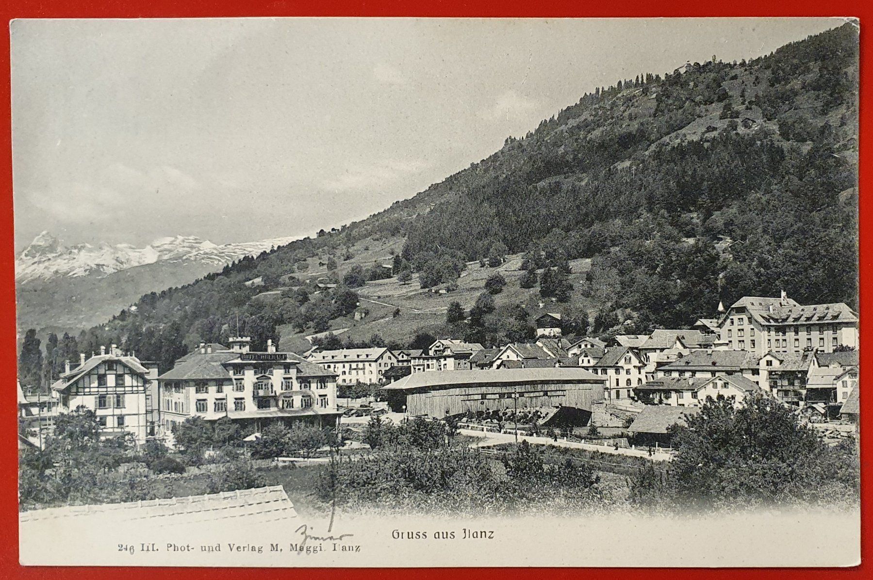 Cartoline postali: Gruss aus Ilanz 1909 – Usato da Kreuzlingen venduto da Rschweiz1