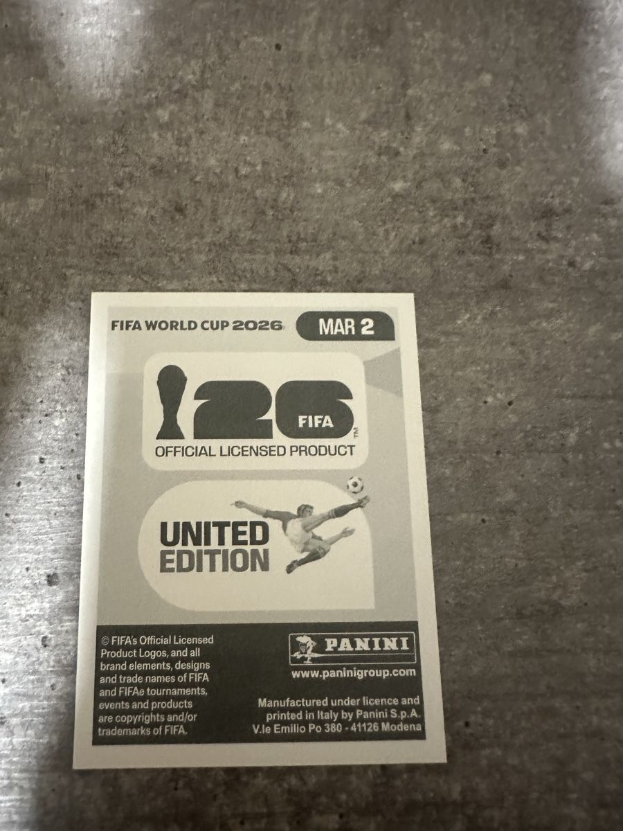 Panini Carte collezionabili: MAR 2 , FIFA WORLD CUP 2026 PANINI  – Nuovo (secondo la descrizione) da Frauenfeld venduto da 1PegPeg1 1