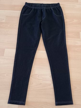 Schwarze Treggings in Grösse S