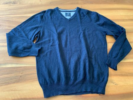 A.W. DUNMORE Seide & Cashmere Pullover Grössse 58 blau