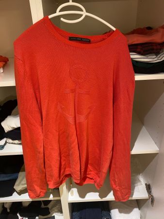 Roter Pullover Gr. XL