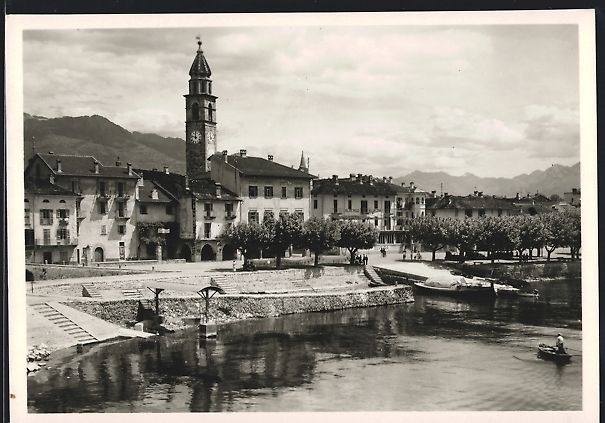 Ansichtskarten: AK Ascona, Panorama mit Bergen – Gebraucht aus Berlin von bartko-reher