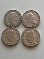 Lot mit 4 Stk. 20 Rp.  (1900/01/02/03)