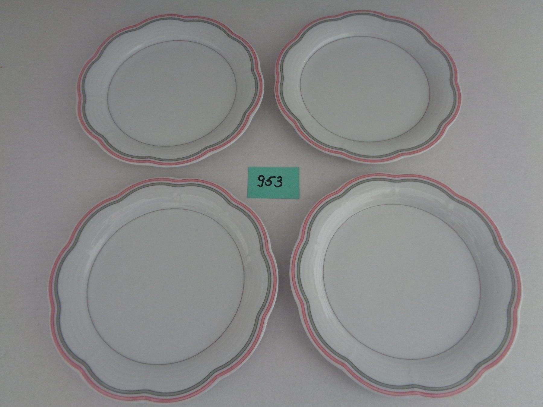 Teller: 4 Dessertteller –Winterling Marktleuthen – Gebraucht aus Chur von omonia