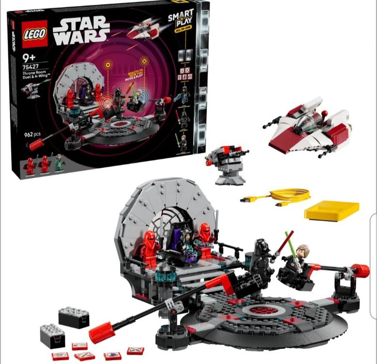 LEGO 75427 SMART Play™: A-Wing™ und das Duell im Thronsaal (Neu und ...