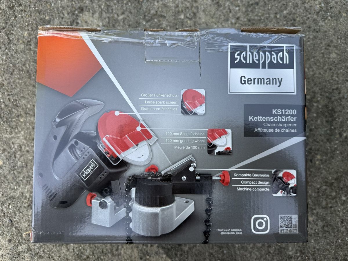 Scheppach Tutte le macchine: Scheppach Kettenschärfer KS1200 – Nuovo e nell'imballaggio originale da Köniz venduto da Andrea_BE 1