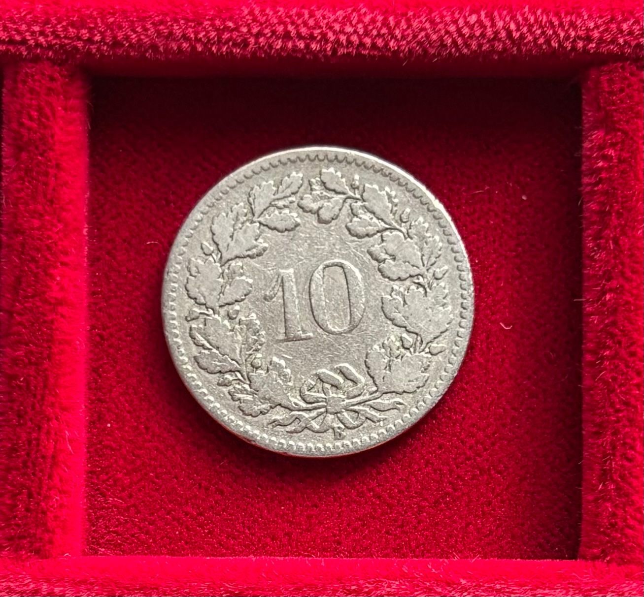 Alle Münzen: Schweiz 10 Rappen 1898  B – Gebraucht aus Speicher von CH-Schatzkammer 1