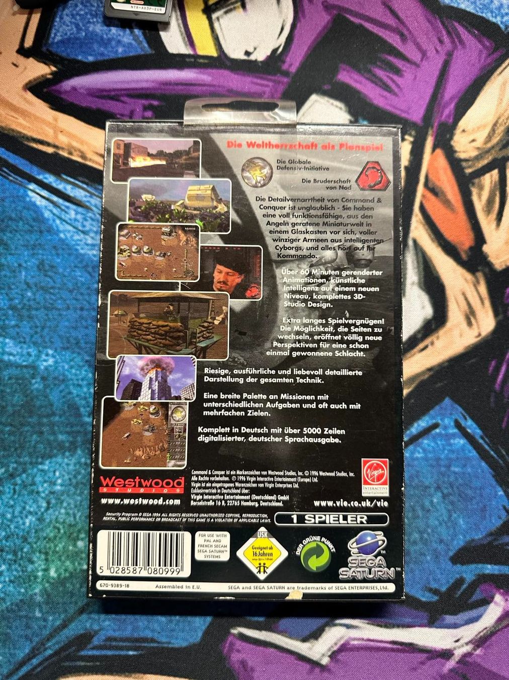 Sega Jeux: Command and Conquer Sega Saturn – D'occasion à Giubiasco par Ticinerd 1