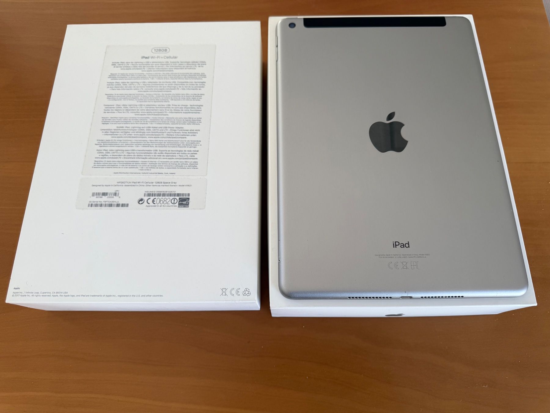 Apple Tablet PC: Apple iPad 5th Generation WI-Fi Cellular 128 GB Space Gray – Usato da Zürich venduto da Ro80 1