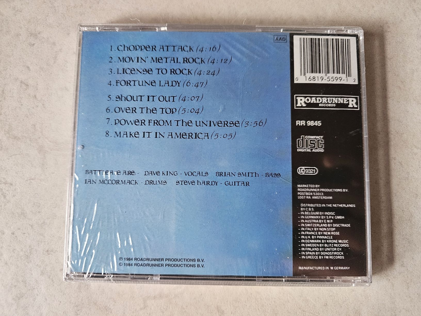 CDs: Battleaxe  -  Power From The Universe / Fabrikneu – Neu und originalverpackt aus Schneisingen von backstore24 1
