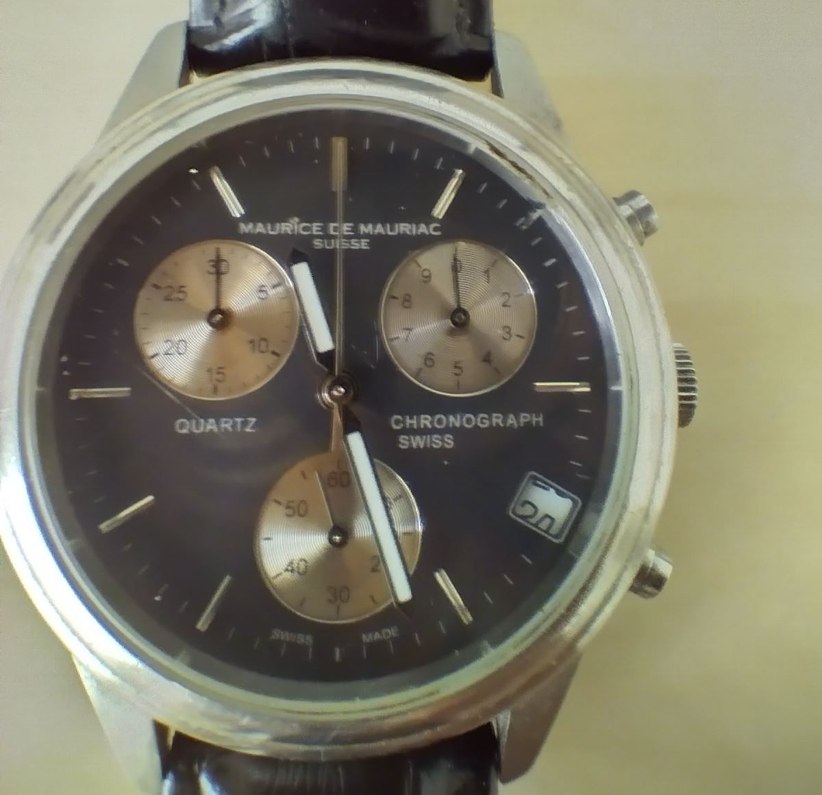 Orologi: MAURICE DE MAURIAC Quartz Chronograph – Usato da Romanshorn venduto da Uhren-Paradies