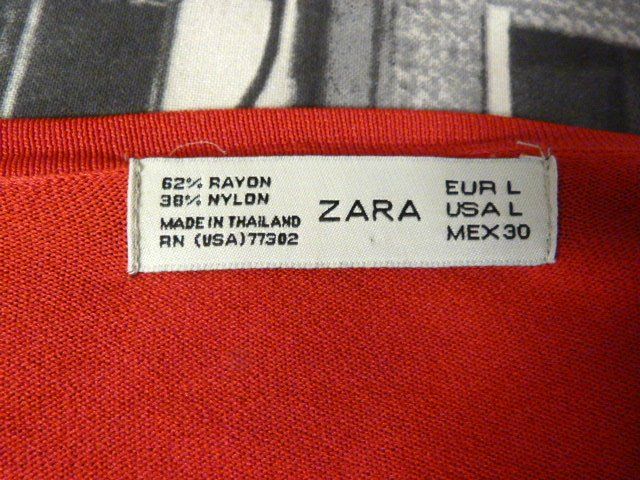 Zara Maglioni & Felpe: Pullover von Zara, Gr. L, rot, Feinstrick % – Usato da Nunningen venduto da Fashion-Ave51 4