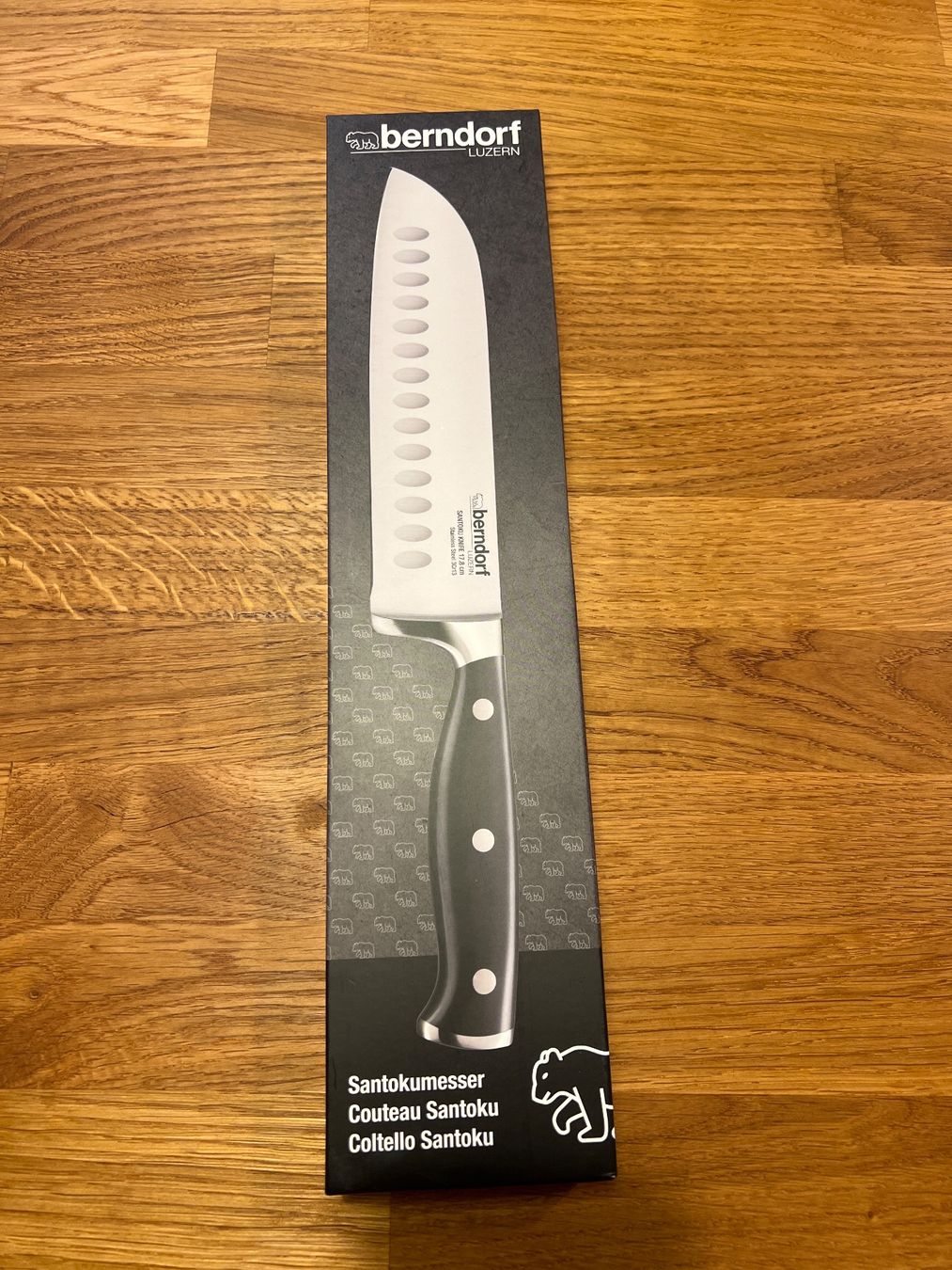 Berndorf Küchenmesser: Berndorf Santoku Messer 17.8 cm Edelstahl – Neu und originalverpackt aus Paradiso von dce_29dc 1