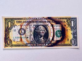 DEATH NYC Billet 1 US Dollar „Pop Art Moonswatch“, Ltd.x/100