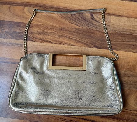Michael Kors Clutch, Gold, selten gebraucht, Top Zustand!