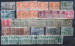 1949 Technik und Landschaften Lot gestempelt (2 Scans)