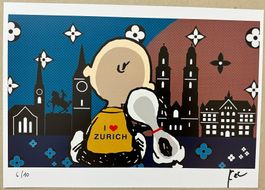 KeC: Snoopy loves Vuitton Zürich Town, signiert 6/10