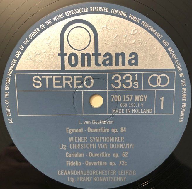 Dischi in vinile: Beethoven - Ouvertüren (LP, von Dohnanyi) – Usato da Grüningen venduto da azulamarillo_vinyl 2