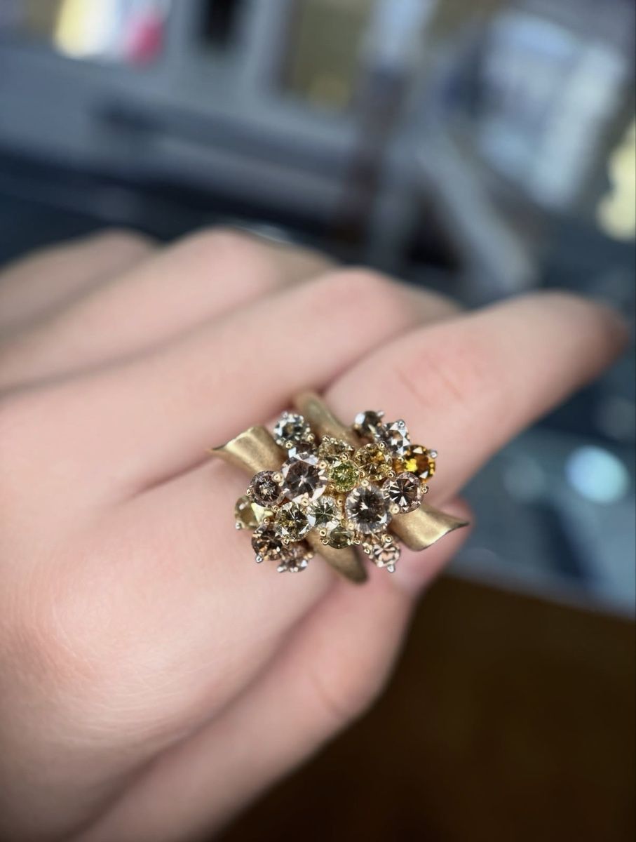 Bagues: 18 K Goldring mit Diamanten – D'occasion à Wallisellen par Juwelier_Aurum 2