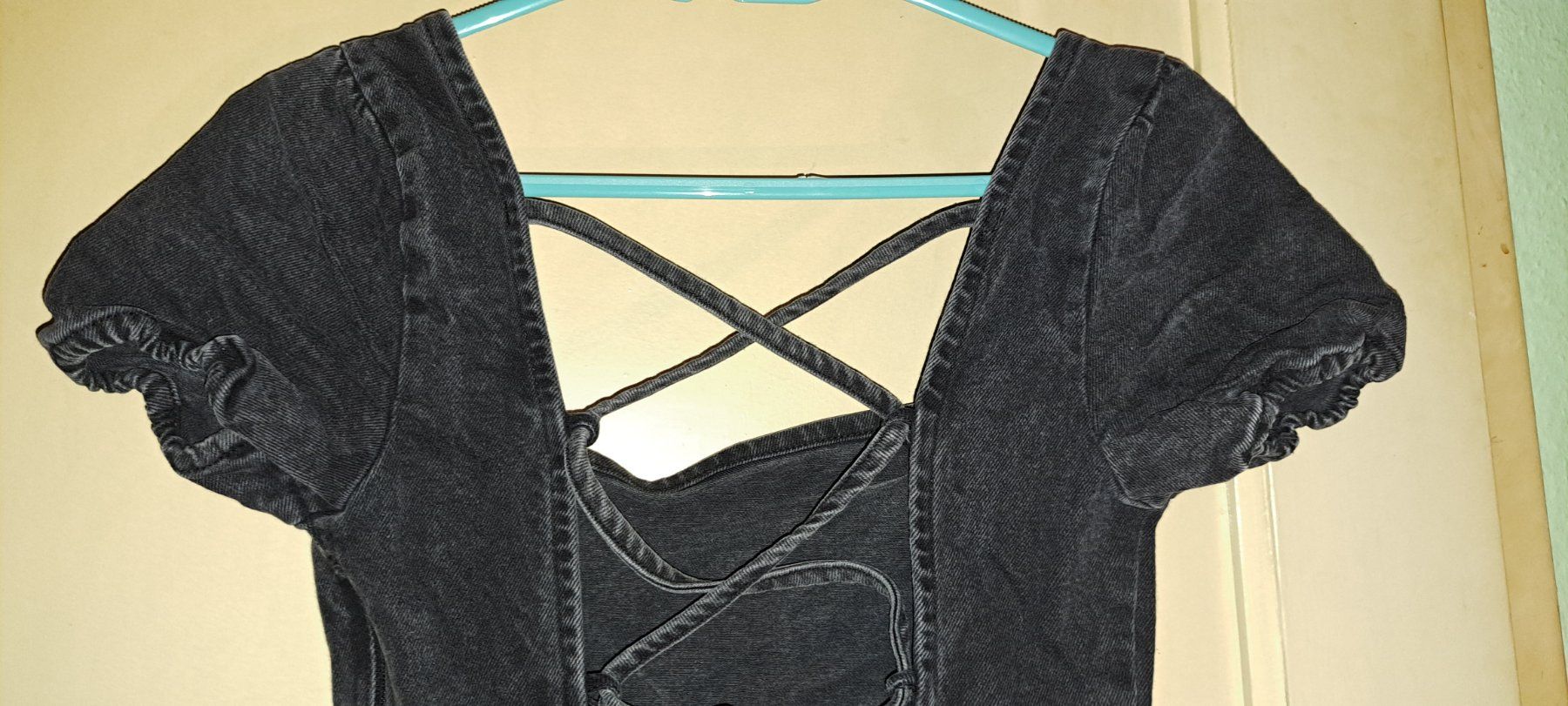 Hollister Vestiti: Jolie robe jeans noire – Usato da Genève venduto da Axelle333 5