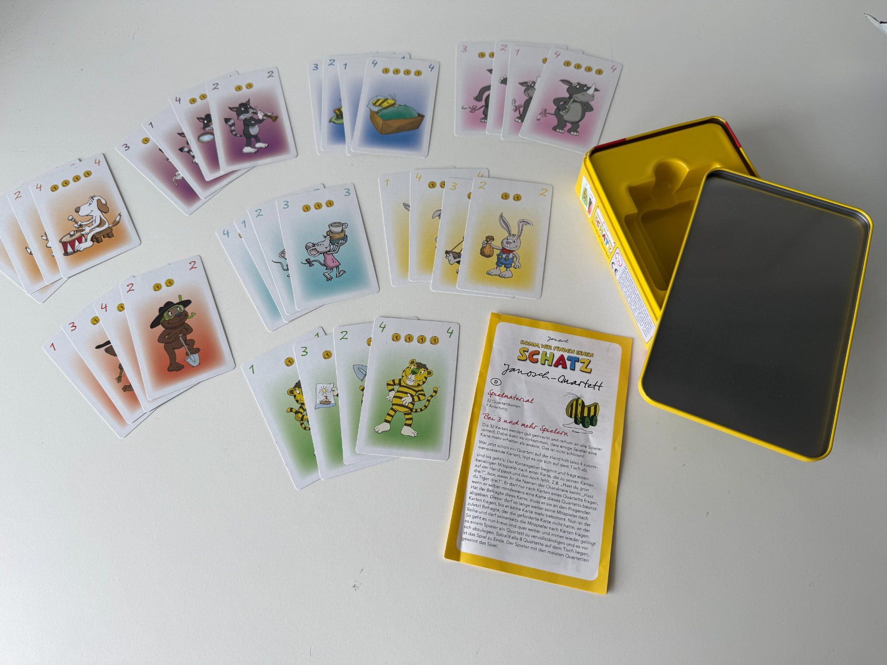 Giochi: Komm wir finden einen Schatz. Janosch-Quartett – Nuovo (secondo la descrizione) da Winterthur venduto da brittalili 2