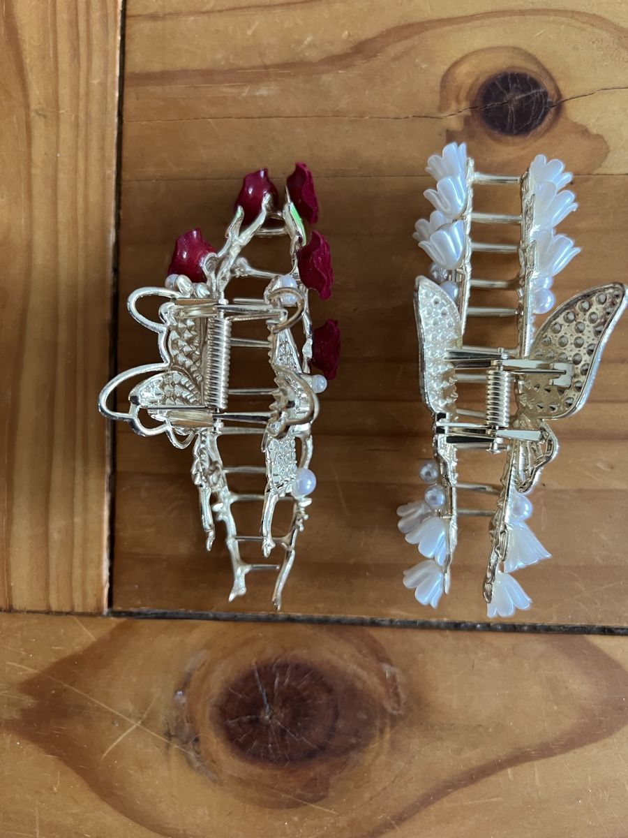 Haarschmuck: Neue Haarspangen aus Metall – Neu und originalverpackt aus Kallnach von sta_sy57 1
