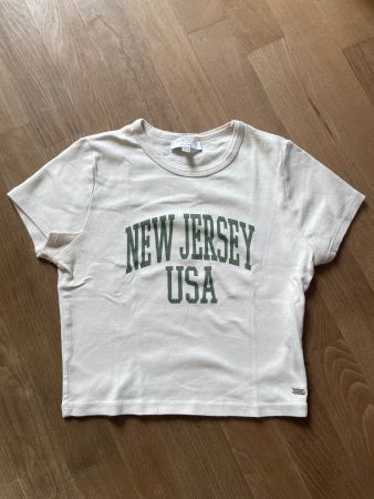 cooles Pull & Bear T-Shirt New Jersey - Gr. M - Top Zustand