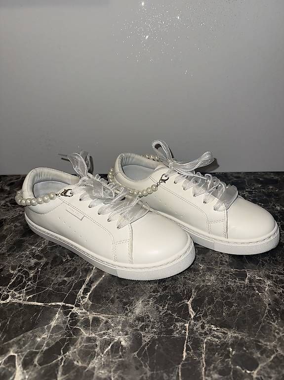 Scarpe da donna: Weisse Sneakers / Brautturnschuhe Gr.39 – Usato da Zürich venduto da Marti97 2