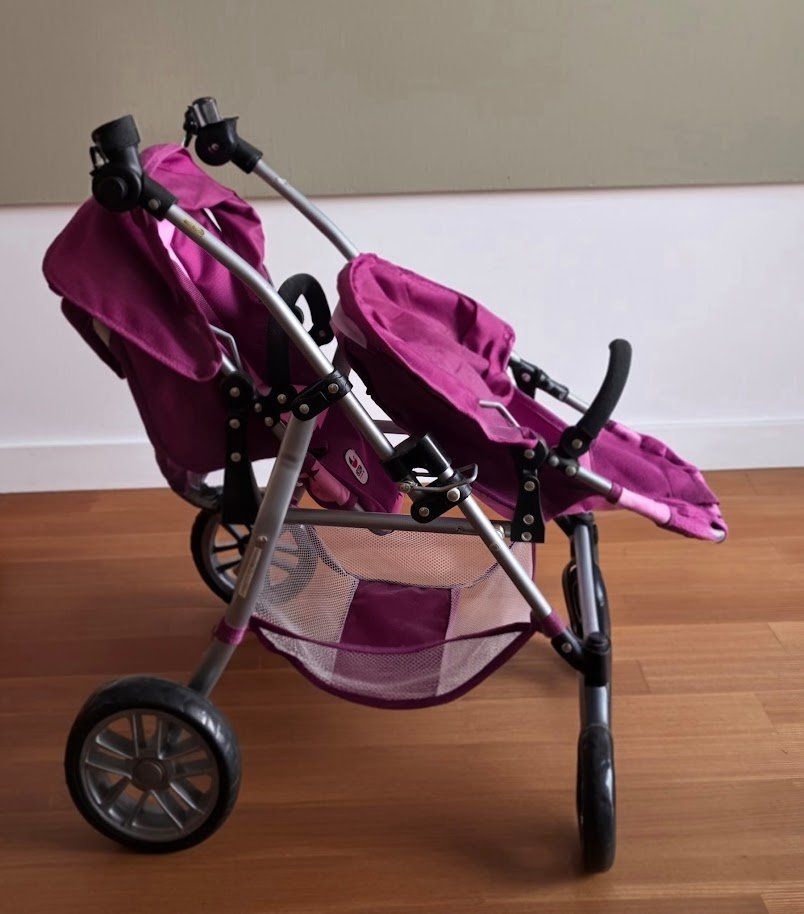 Carrozzine per bambole: Zwillings-Puppenwagen – Usato da Meggen venduto da Scollection 3
