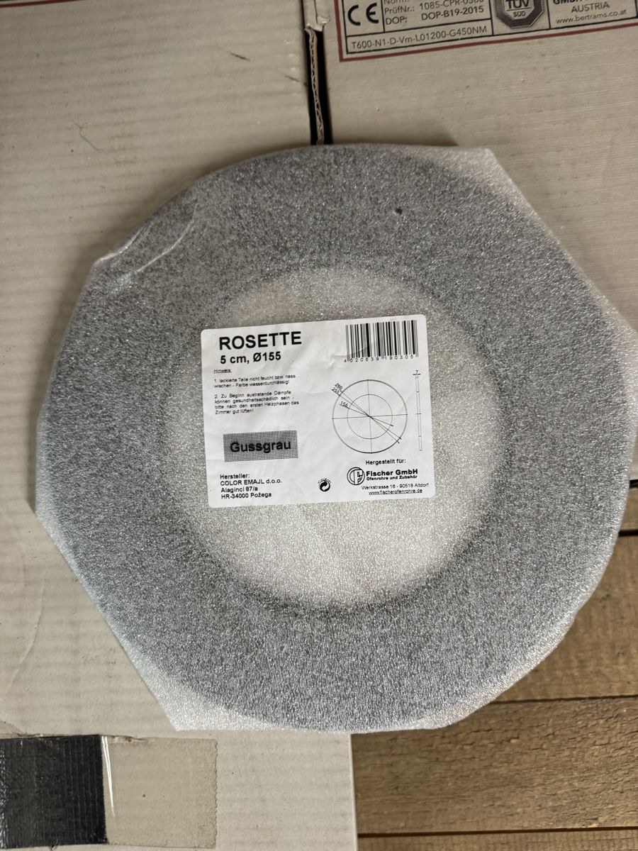 Cheminée: Ofenrohr Rauchrohr Set 150mm von Bertrams – Neu (gemäss Beschreibung) aus Samstagern von rrdl69 5