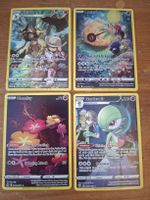 Pokemon Karten Set 4 verschiedene Karten guter Zustand