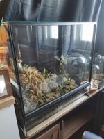 Terrarium 60x40x60cm Glasterrarium Schiebetüren