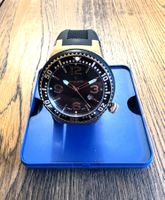 Kienzle Poseidon 24 Taucheruhr Roségold / Schwarz